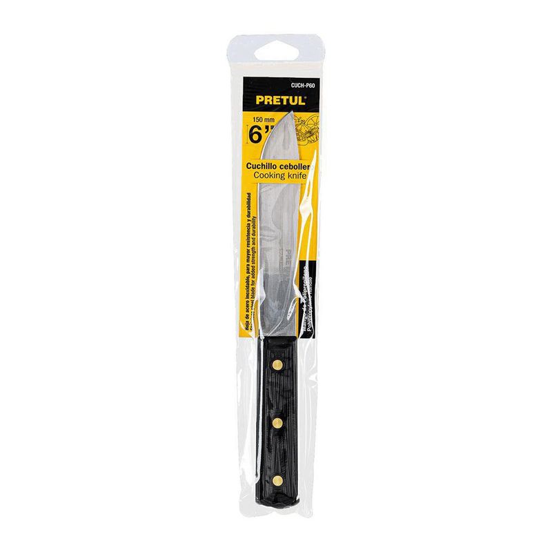 Cuchillo Cebollero Mango Plástico 6 Plg - Pretul