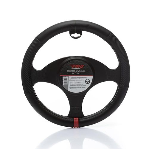 Cubre Volante Negro Estilo Deportivo - Fmq