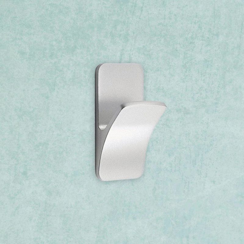 Colgador Resistente Al Agua De Plástico Cromo Mate - Inofix