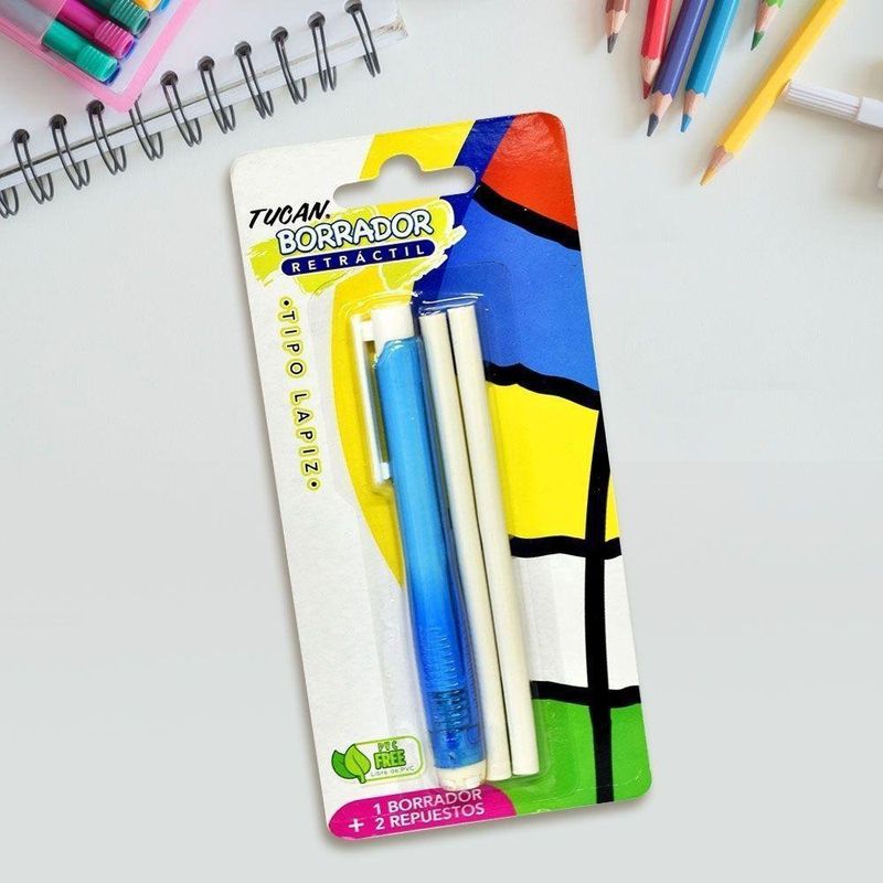 Borrador Retráctil Tipo Lapiz - Tucan