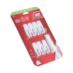 Ganchos Adhesivos 2.2 Lbs Blancos 7 Pzas y 10 Tiras - Ace