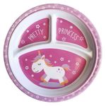Plato Con Divisiones Unicornio 21.4 Cm - American Best