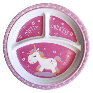 Plato con Divisiones Unicornio