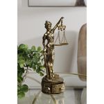 Dama De La Justicia Decorativa 9x9.1x27 Cm - Concepts