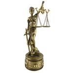 Dama De La Justicia Decorativa 9x9.1x27 Cm - Concepts