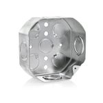 Caja Eléctrica Empotrable Octagonal De Metal - Volteck