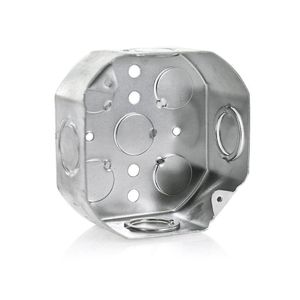 Caja Eléctrica Empotrable Octagonal De Metal - Volteck