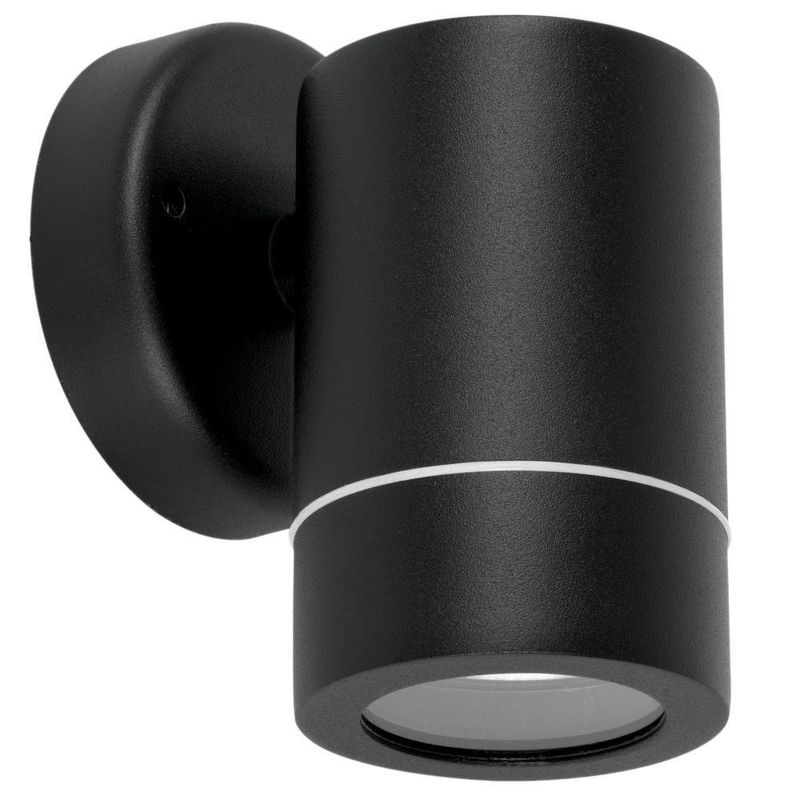 Lámpara De Pared Para Exterior Negro 1 Spot - Volteck