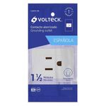 Tomacorriente Doble Cromo - Volteck