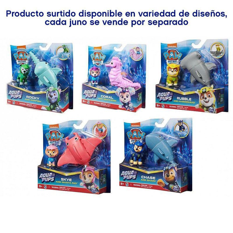 Aqua Cachorro Con Mascota Diseños Surtidos - Paw Patrol