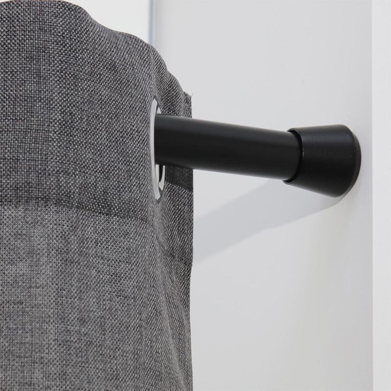 Galería De Tensión Fuji Negra Extensible De 90 - 140 Cm - Inspire