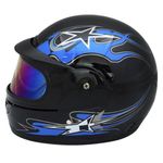 Casco De Moto Con Doble Máscara Negro - Diforza