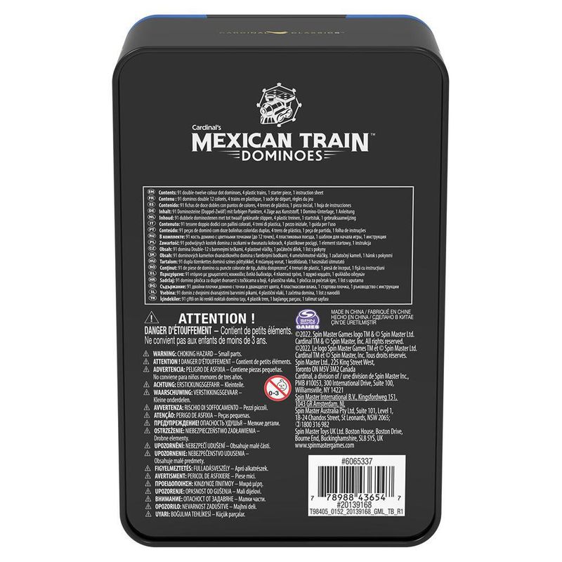 Domino Y Tren Mexicano Clásicos- Cardinal