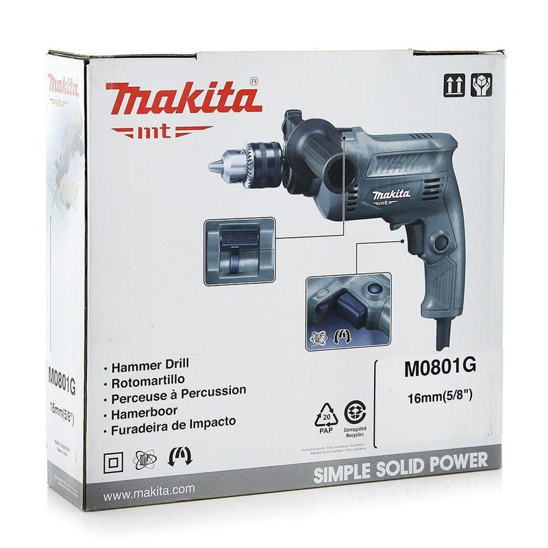 Rotomartillo 1/2 Plg 500W - Makita