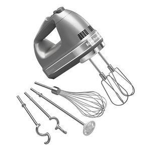 Batidora De Mano Digital 9 Velocidades Plateada 145W - Kitchenaid