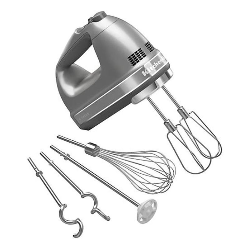 Batidora De Mano Digital 9 Velocidades Plateada 145W - Kitchenaid