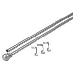 Galería de Metal Silver Extensible de 167 - 304 Cm