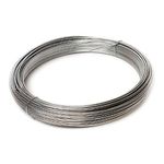 Rollo De Alambre Galvanizado Calibre 14 De 100 Lb