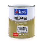 Builders Base Anticorrosivo 2000 Estructural Brillante Gris 1/4 Gal - Sherwin Williams