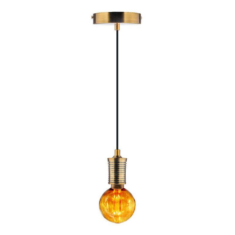 Sockets Colgante Acabado Color Oro Base E27 - Tecnolite