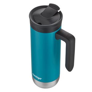 Botella Térmica Superior Azul Opaco 20 Oz