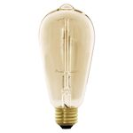 Bombilla Vintage Ámbar, Tipo Ediso 40W - Volteck
