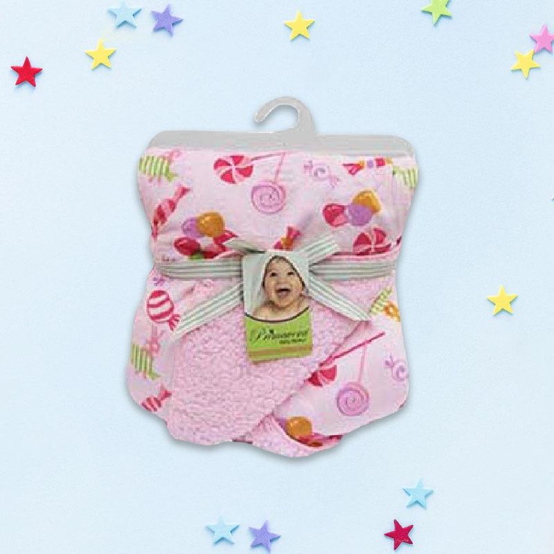 Frazada Franela C/ Borrego  Surtida - La Primavera Vidrio Sopla