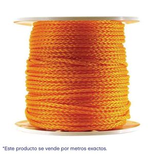 Lazo Retorcido de Polipropileno Anaranjado 3/8 Plg x 1 M