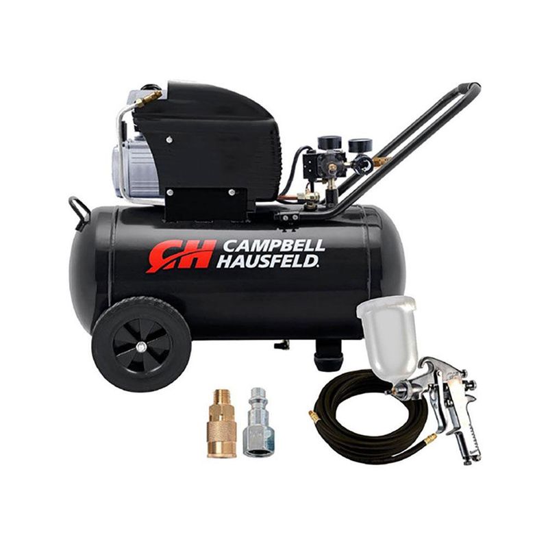 Kit de Compresor Horizontal de 50 L y Accesorios 2 Hp