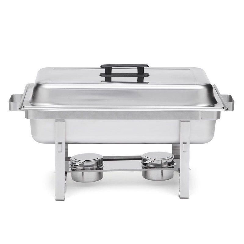 Chefin Rectangular Liso 8 L Acero Inoxidable - Corona