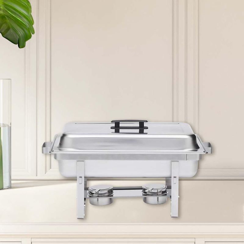 Chefin Rectangular Liso 8 L Acero Inoxidable - Corona