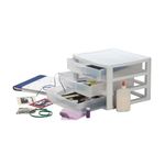 Organizador Plástico Mediano 3 Gavetas - Sterlite