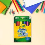 Marcadores Super Tips De 12 Colores - Crayola