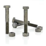 Set De 6 Tornillos Hexagonal 3/8 X 2 1/2