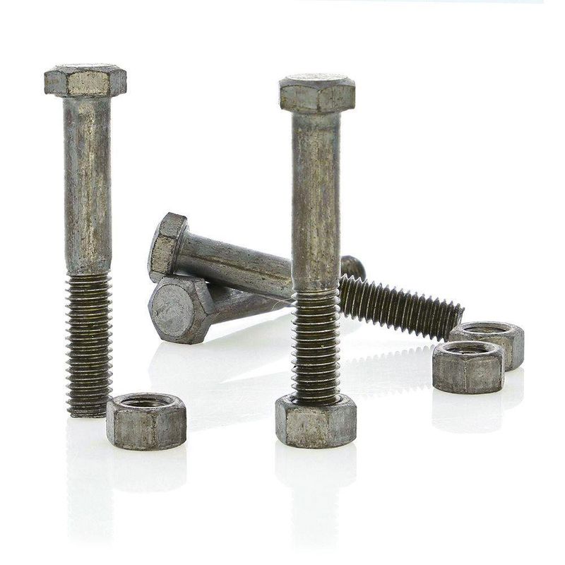 Set De 6 Tornillos Hexagonal 3/8 X 2 1/2