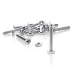 Tornillo Estufa C/Plana 3/16 X 1 Ó Set 12 Unidades