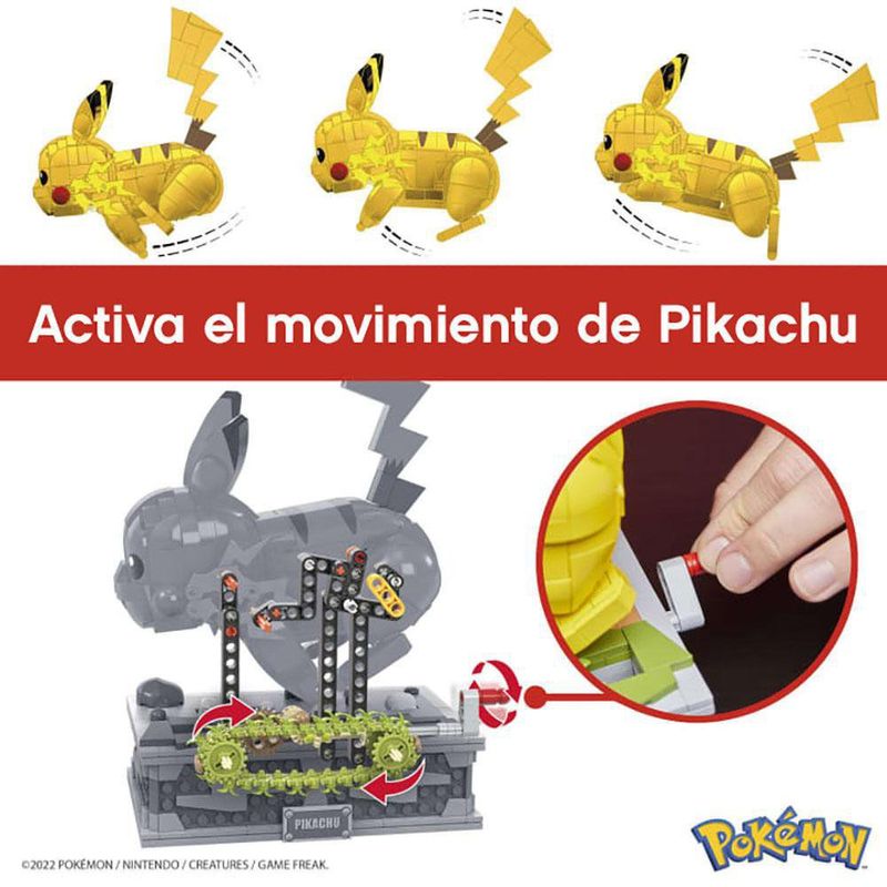 Figura Armable Pokemon Motion Pikachu - Mega Construx