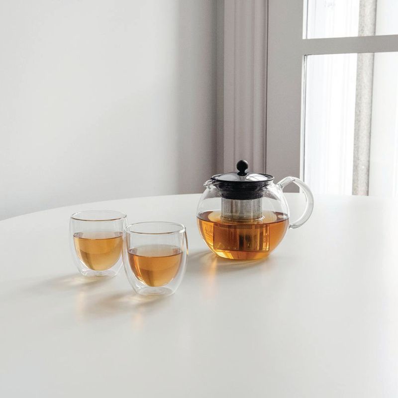 Tetera De Vidrio Con Filtro Capacidad De 1 Lt - Bodum