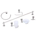 Accesorios para Baño de Pared 6 Piezas Satinado Línea Element