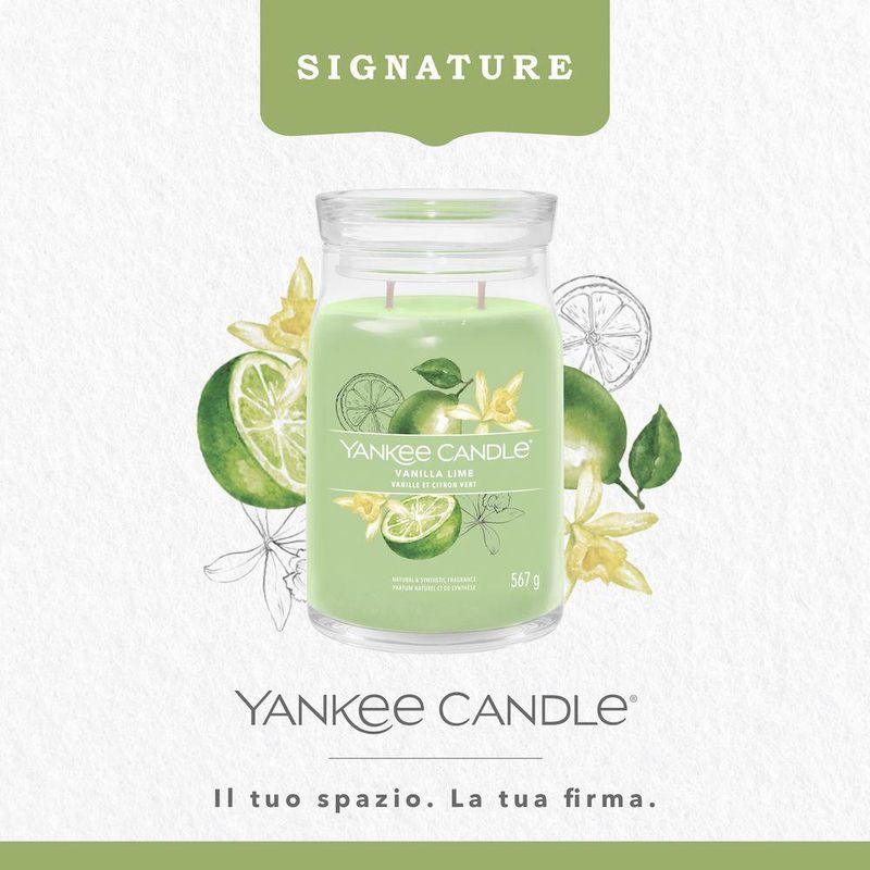 Vela En Frasco Grande Vanilla Lime 567 G - Yankee Candle