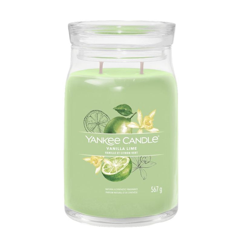 Vela En Frasco Grande Vanilla Lime 567 G - Yankee Candle