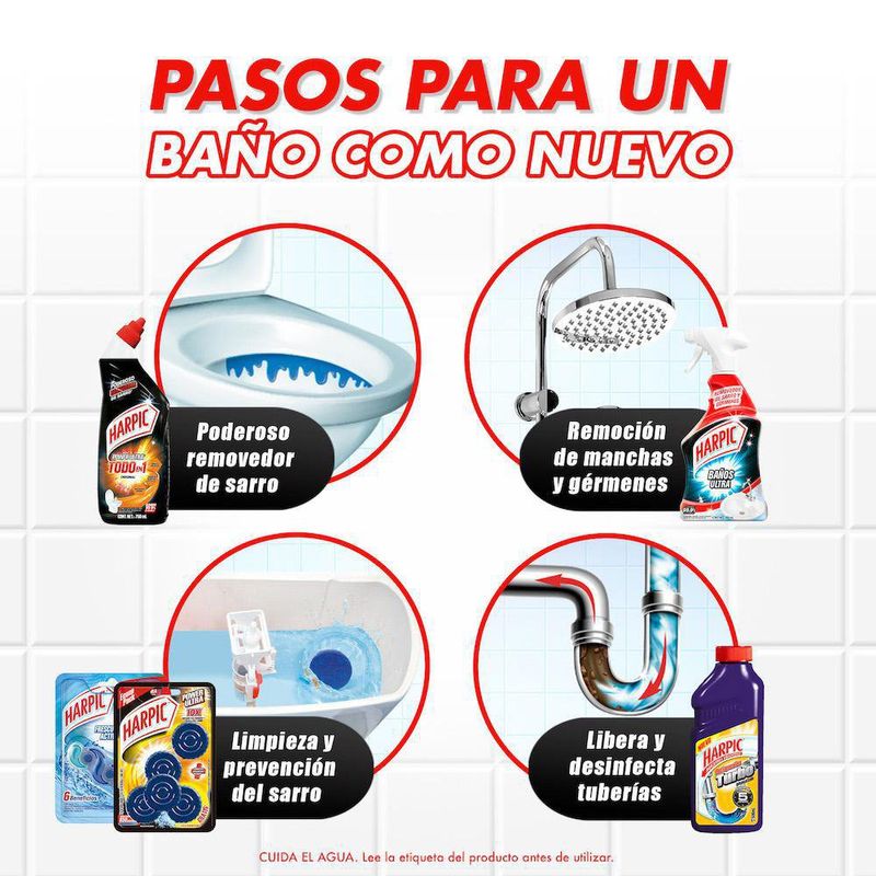 Limpiador Para Baños Ultra 650 Ml En Spray - Harpic