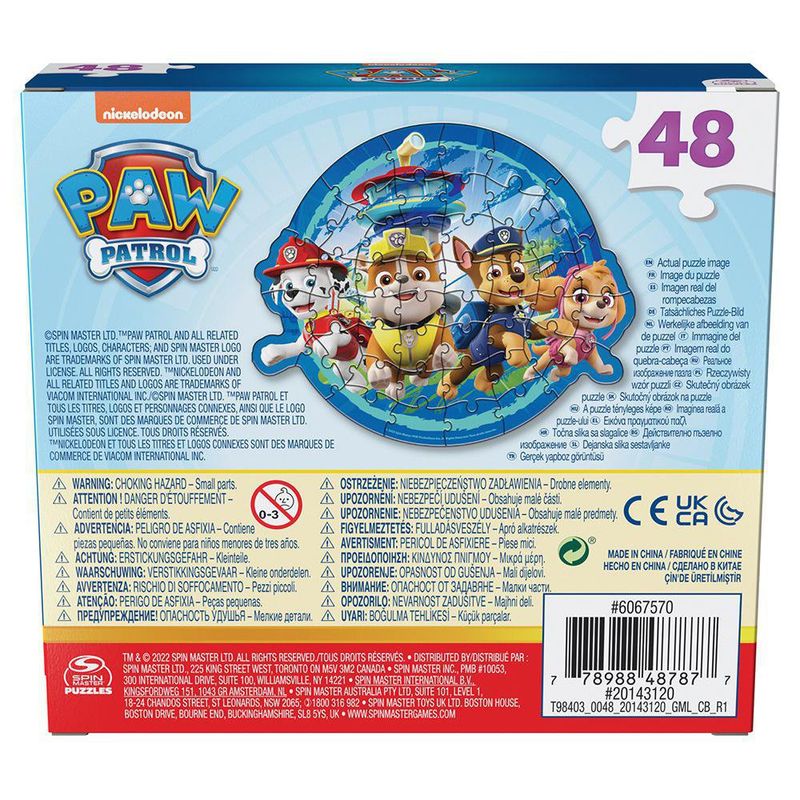 Rompecabezas Con forma 48 Pzas Diseñor Surtidos - Games Paw Patrol