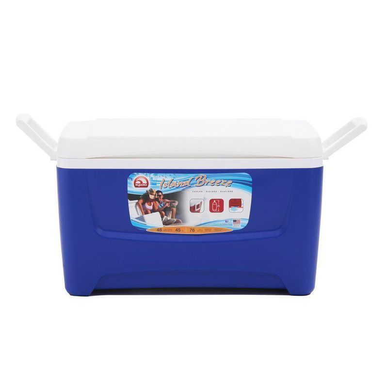 Hielera Rectangular Laguna de 45 Litros Color Azul