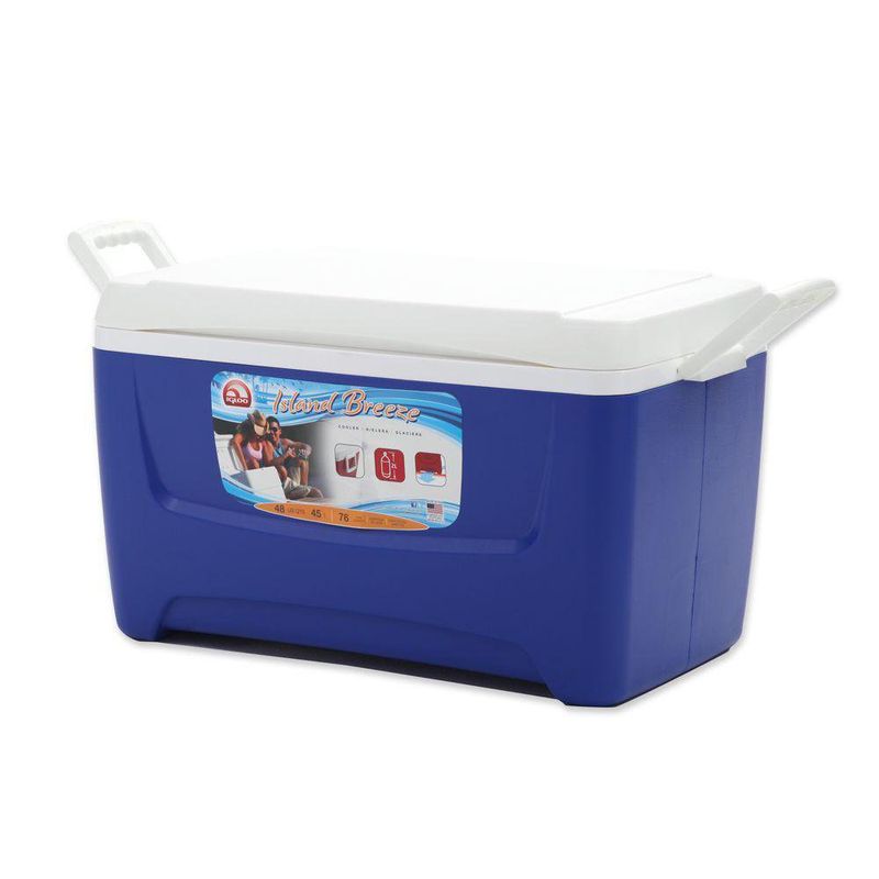 Hielera Rectangular Laguna de 45 Litros Color Azul