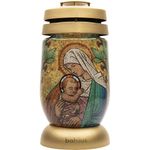 Vela Con Imagen María Con El Niño 11.1x4.1x22.4 Cm - Bolsius