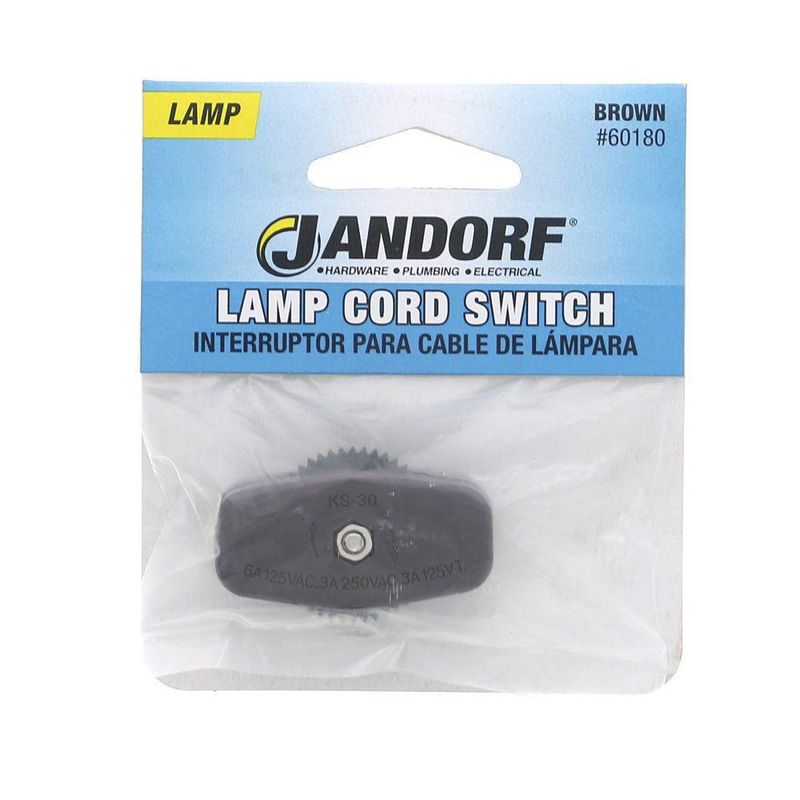 Interruptor Para Lámpara Negro Jandorf