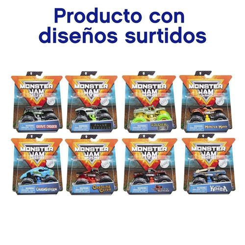 Monster Jam Camión Escala 1:64 Diseños Surtidos