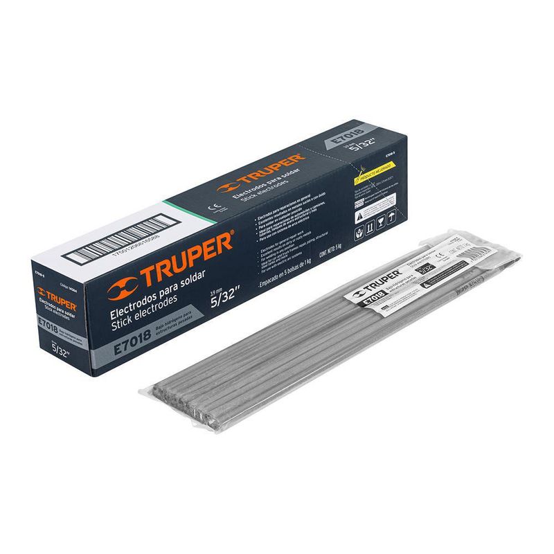 Electrodo Bajo Hidrógeno Para Estructuras Pesadas E7018-5 - 5/32 Plg - Truper