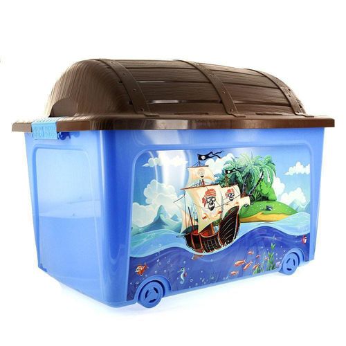 Caja de Almacenamiento con Tapa Diseño Piratas